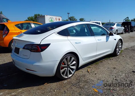 2019 Tesla Model 3 Long Range/Performance из США, поврежденный, VIN 5YJ3E1EB2KF487463